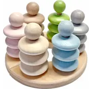 Hess Stapelspel Nature Hout