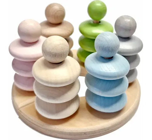 Hess Stapelspel Nature Hout