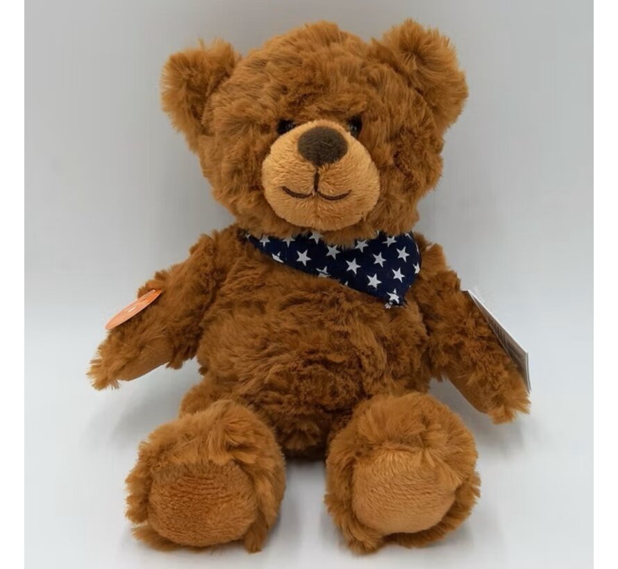 Knuffel Teddy 23 cm Bruin
