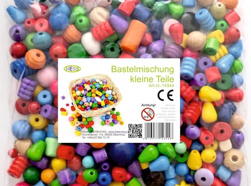 Hess Houten Kralen Set 250gr