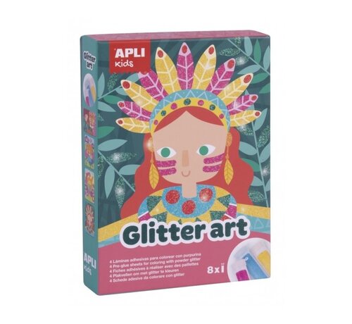 APLI Plakvellen Glitter Art