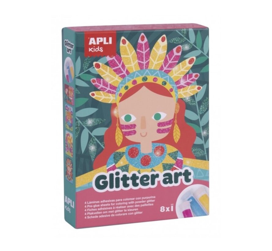 Plakvellen Glitter Art
