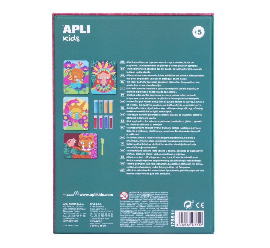 Plakvellen Glitter Art