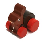 Weizenkorn Trekfiguur Haas Bruin Groot Hout