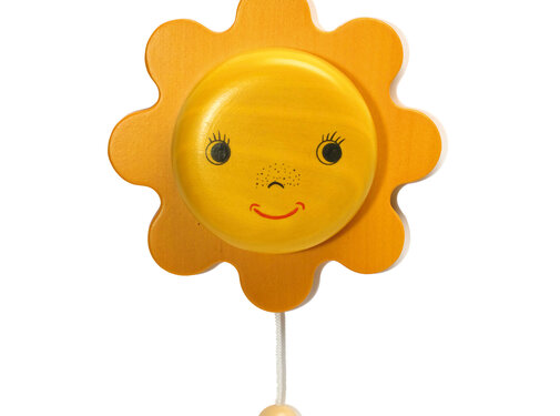 Weizenkorn Muziekdoos Wand Zon Hout