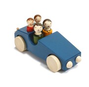 Weizenkorn Auto met Aanhanger Philipp 3 Hout