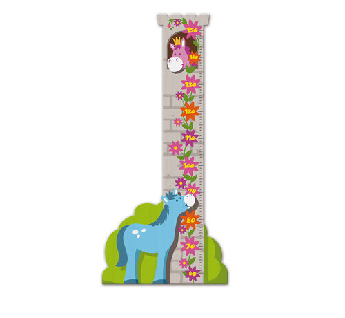 Weizenkorn Groeimeter Toren met Paard Hout