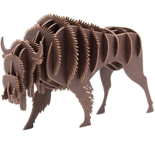 Fridolin 3D Papier Model Bizon