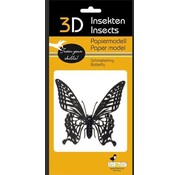 Fridolin 3D Papier Model Vlinder