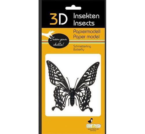 Fridolin 3D Papier Model Vlinder