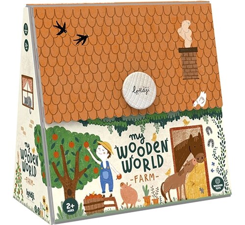 Londji Houten Speelgoed My wooden world farm