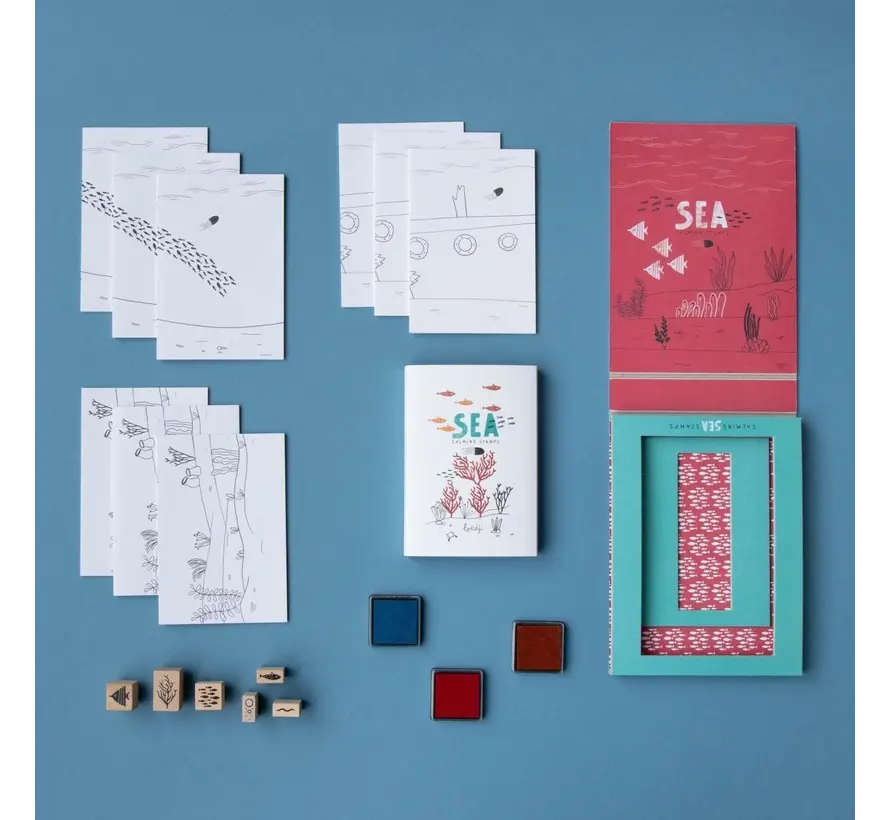 Activities Calm Stamps Sea