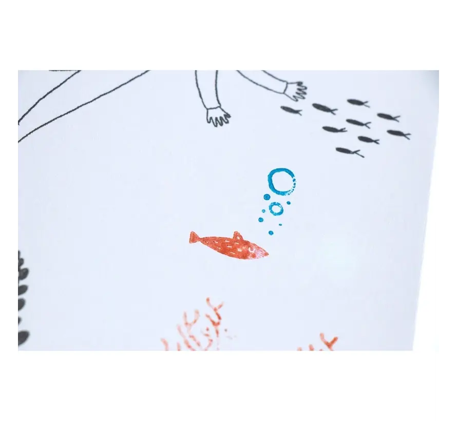 Activities Calm Stamps Sea