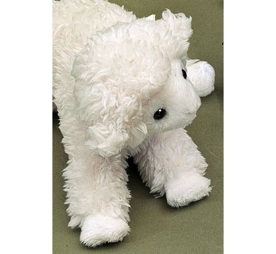 Knuffel Lam Liggend mini 18cm