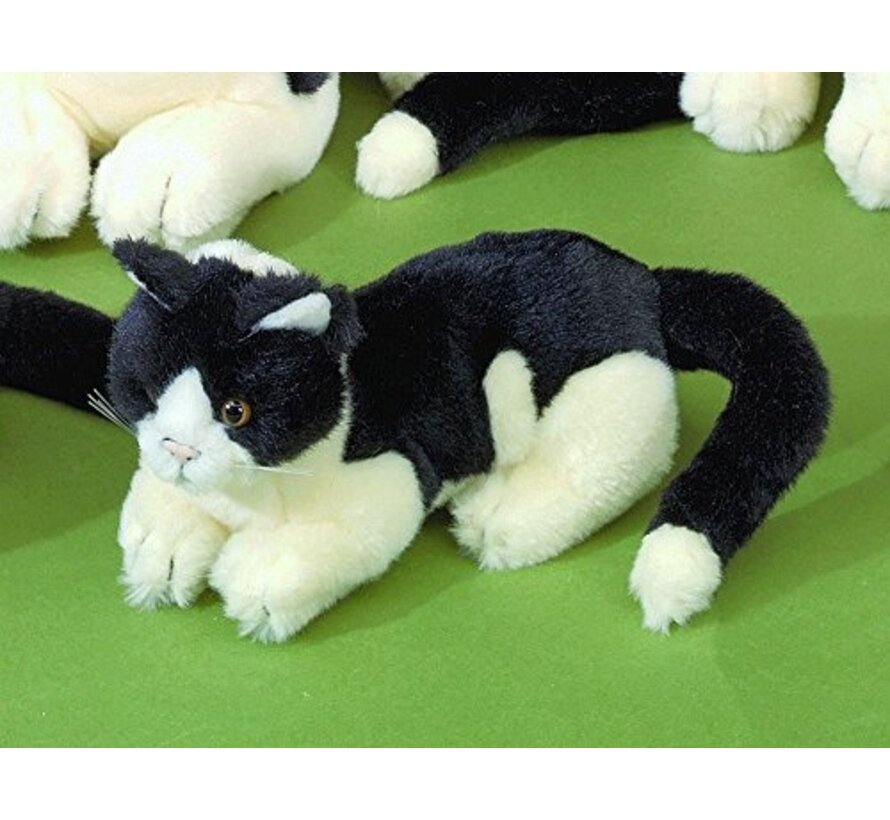 Knuffel Kat Liggend klein 20cm