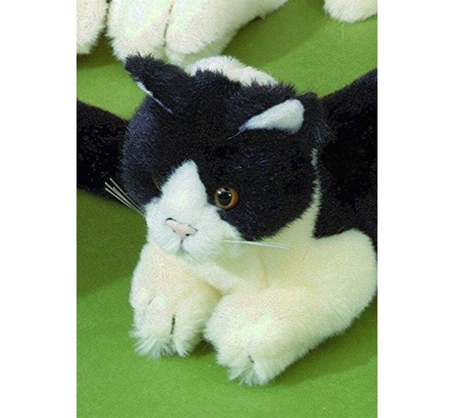 Knuffel Kat Liggend klein 20cm