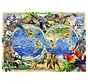Puzzel Hout Animal Kingdom Map 1010pcs