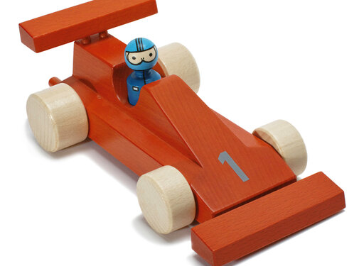 Weizenkorn Auto Racewagen Hout
