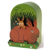 Weizenkorn Spaarpot 3D Haas Hout