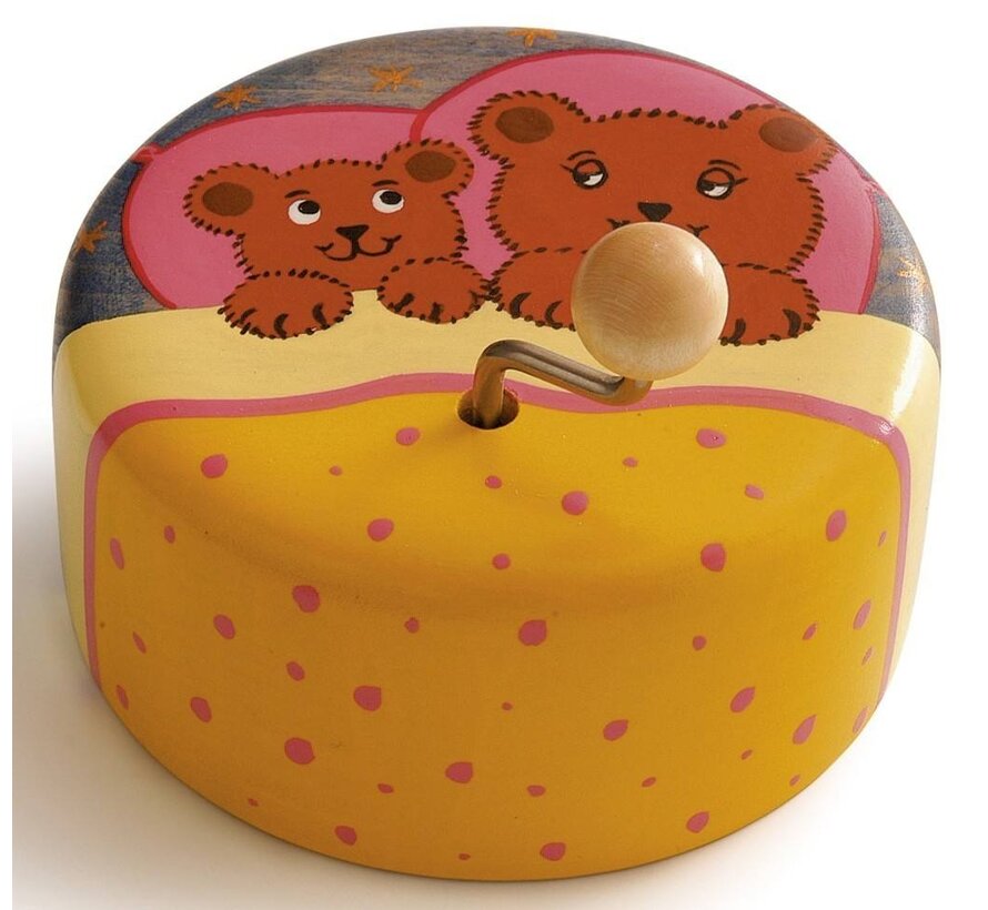 Muziekdoos Beer Hout