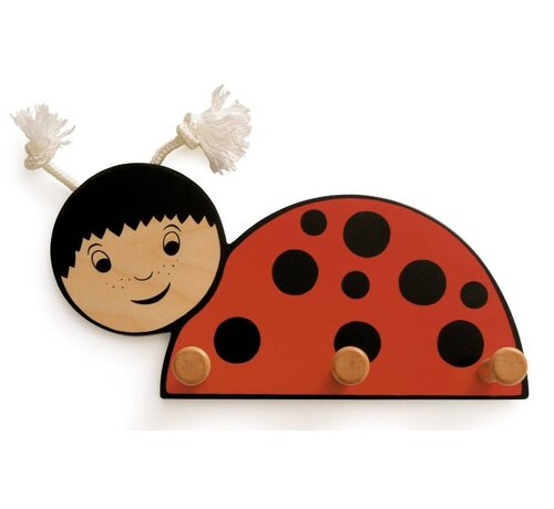 Weizenkorn Kapstok Lieveheersbeestje Hout