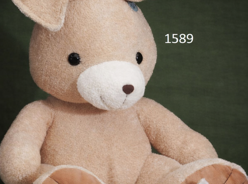 Förster Knuffel Konijn Bruin Zittend extra groot 93cm