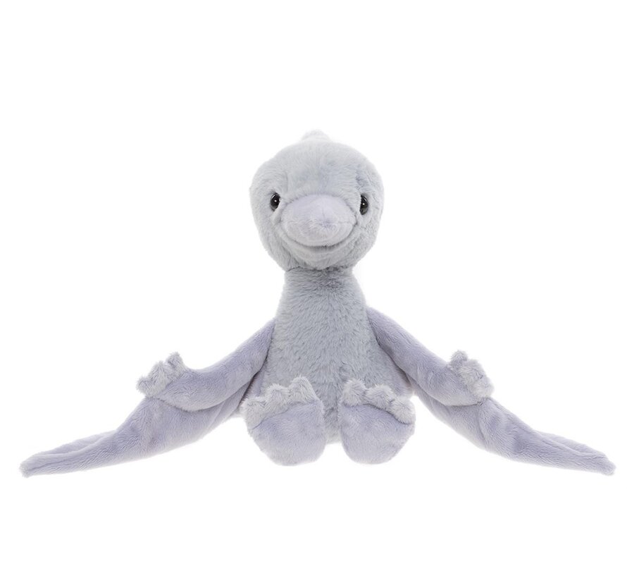 Knuffel Wings Pterodactyl Cloudy Grey L 36 cm