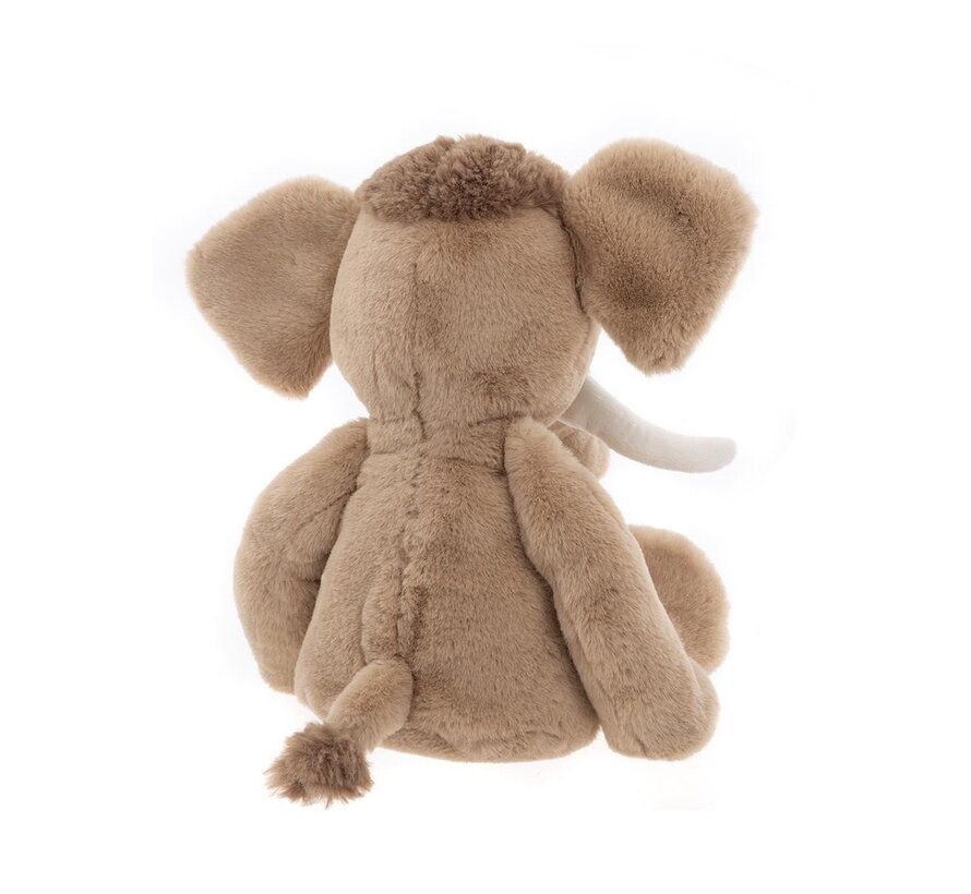 Knuffel Wally Mammoth Oatmeal Brown L 39 cm