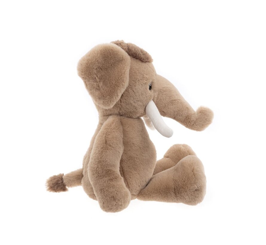 Knuffel Wally Mammoth Oatmeal Brown L 39 cm