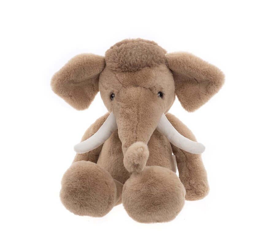 Knuffel Wally Mammoth Oatmeal Brown L 39 cm