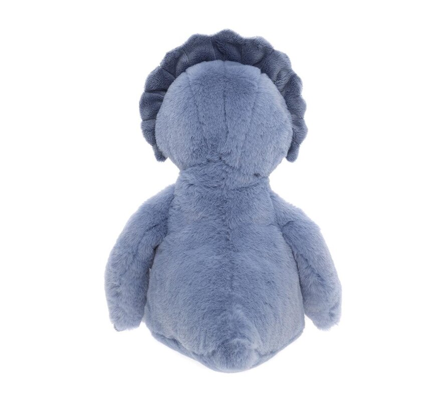 Knuffel Troy Triceratops Denim Blue L 38 cm