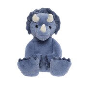 Charlie Bears Knuffel Troy Triceratops Denim Blue L 38 cm