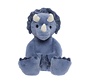 Knuffel Troy Triceratops Denim Blue L 38 cm