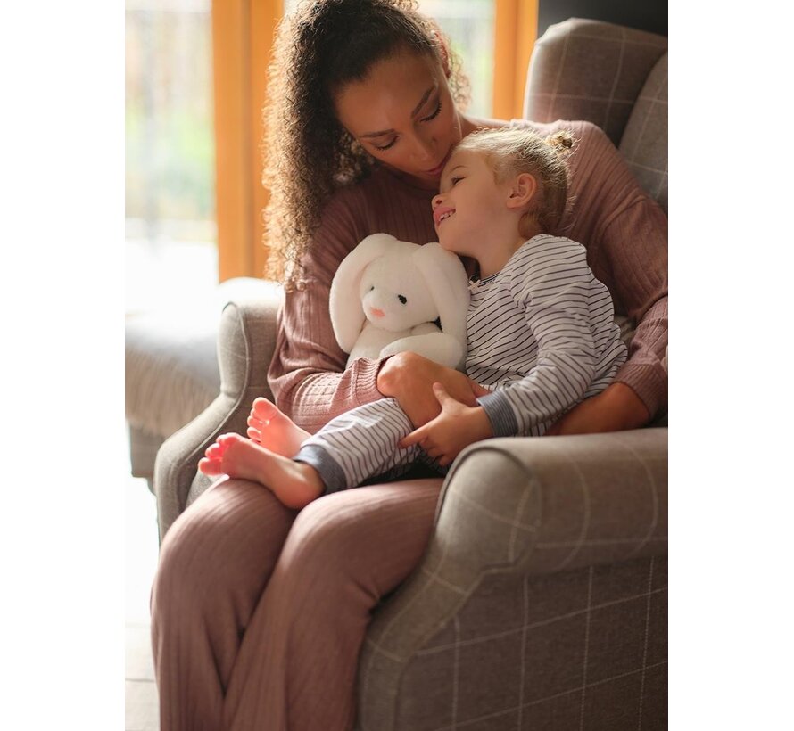 Knuffel Bramble Bunny Blossom White M 30 cm