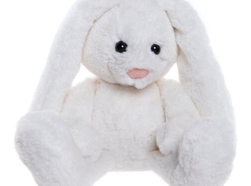 Charlie Bears Knuffel Bramble Bunny Blossom White M 30 cm