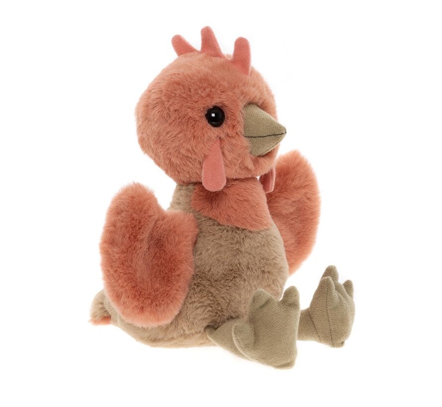 Knuffel Clucky Chicken Marmalade Orange M 27 cm