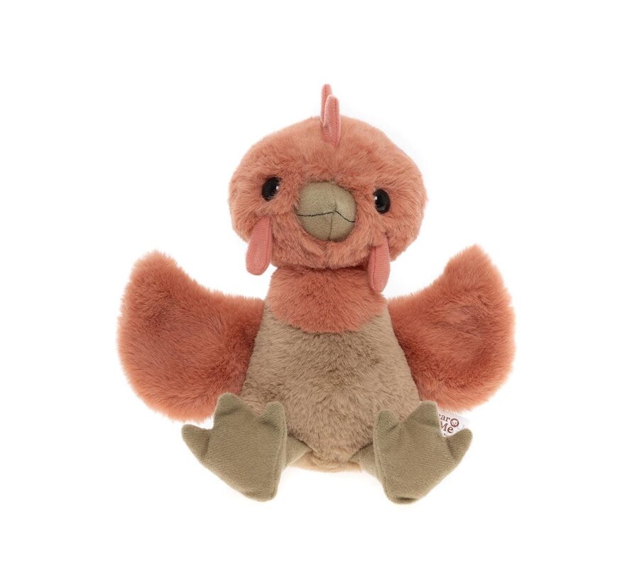 Knuffel Clucky Chicken Marmalade Orange M 27 cm