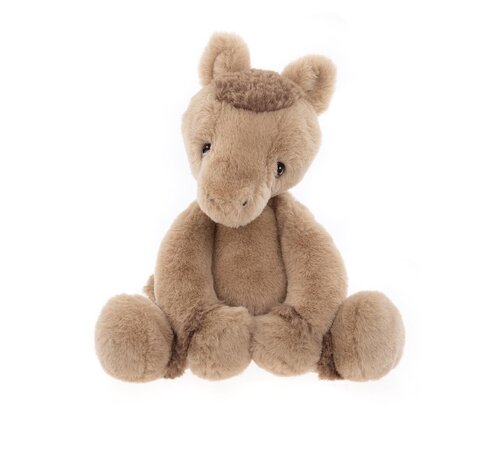 Charlie Bears Knuffel Clip Clop Pony Oatmeal Brown M 33 cm