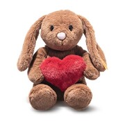 Steiff Knuffel Hoppie Rabbit Love Bruin 16cm