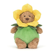 Jellycat Knuffel Bartholomew Bear Daffodil Outfit