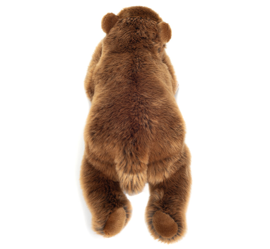Knuffel Bruine Beer Liggend 45cm