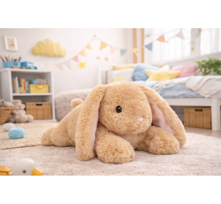 Knuffel Haas Liggend 30cm