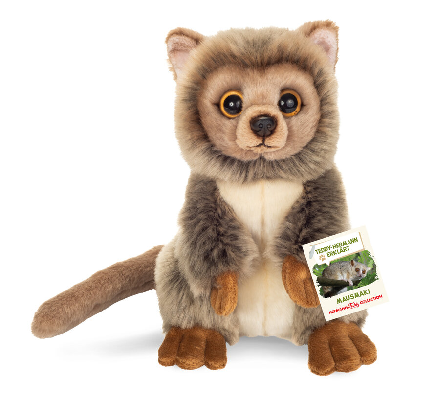 Knuffel Muismaki Zittend 21cm