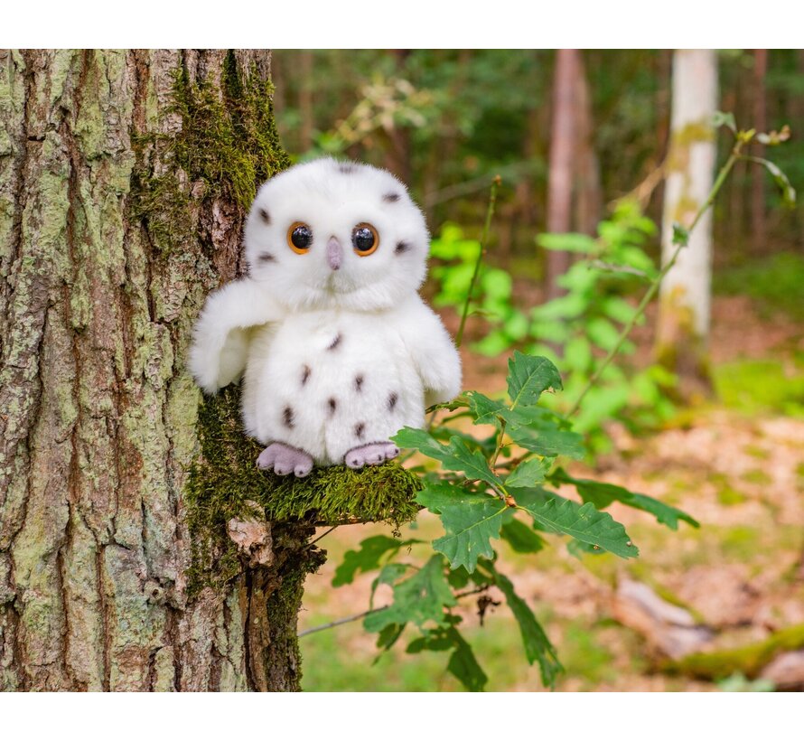 Knuffel Sneeuwuil 16cm