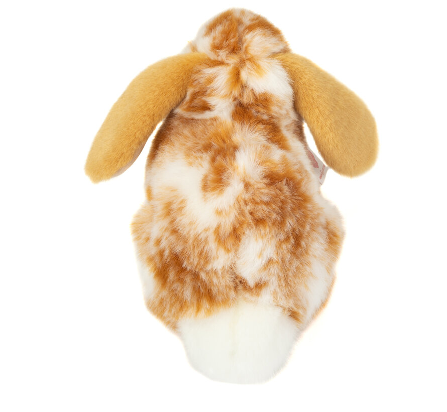 Knuffel Konijn Ram Bruin Wit 23cm