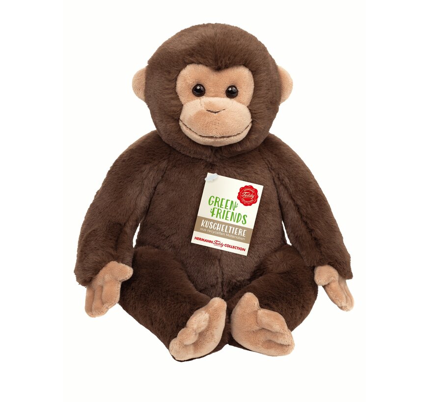 Knuffel Aap Zittend 35cm