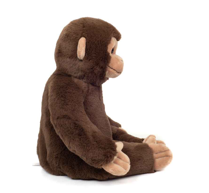 Knuffel Aap Zittend 35cm