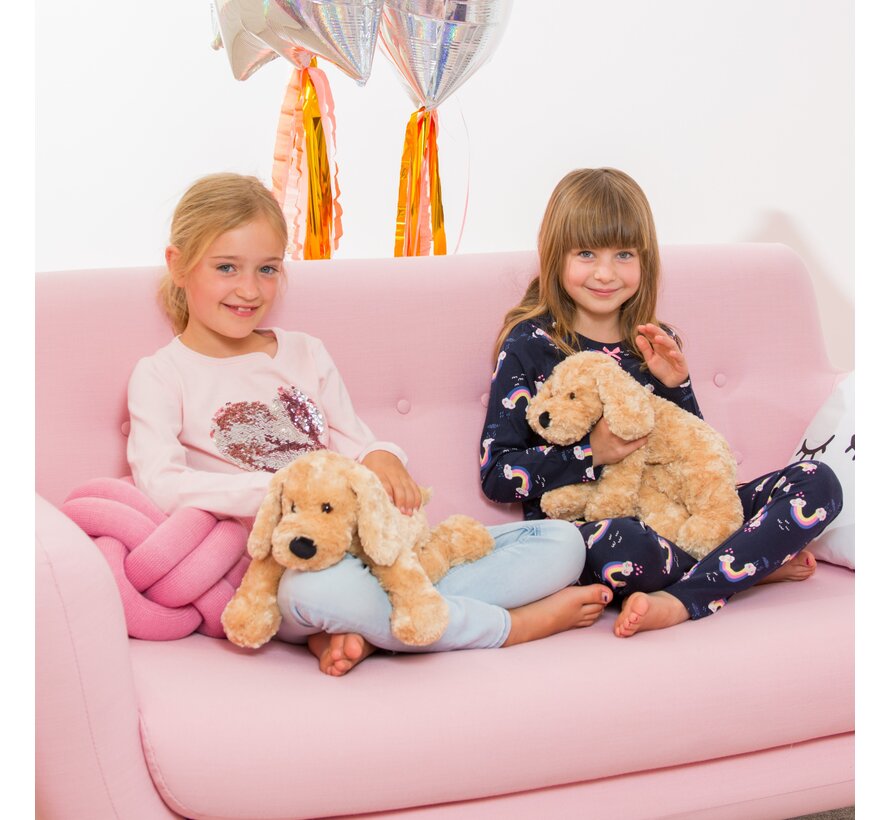 Knuffel Hond Beige 40cm