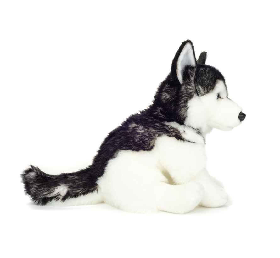 Knuffel Hond Husky Zittend 30cm