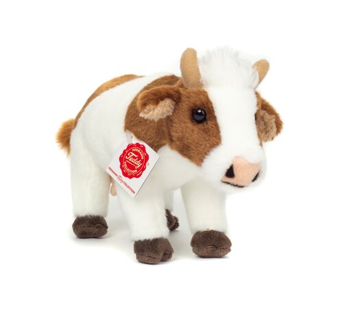 Hermann Teddy Knuffel Koe Staand 23cm